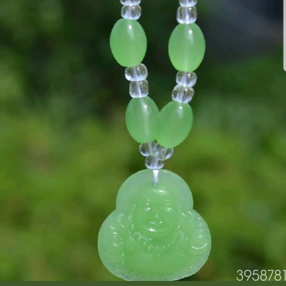 Jewelry - 🌈Jade /Suet  Buddha Lucky Necklace
